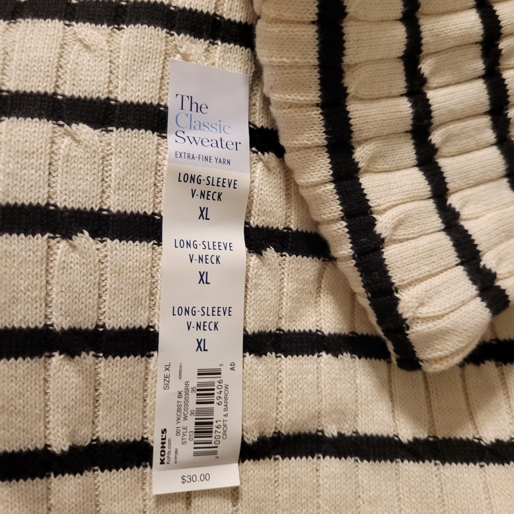Classic cable knit sweater